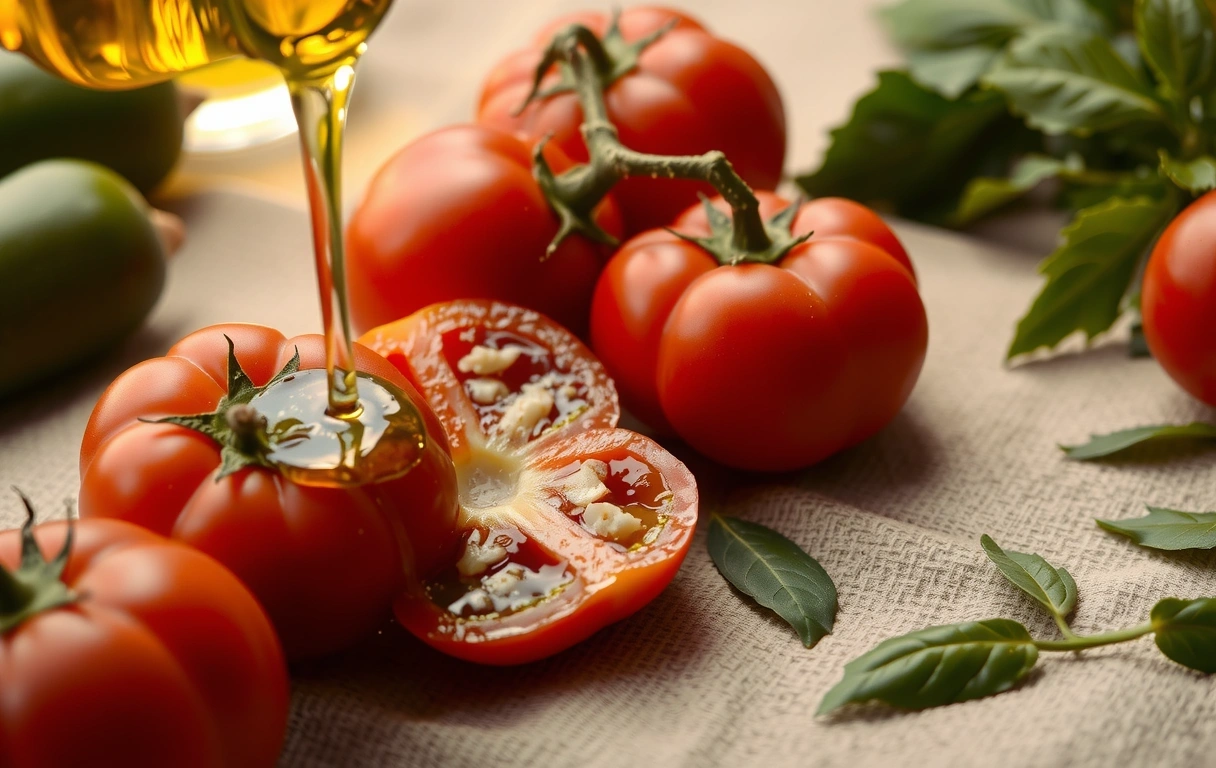 Sinergia de Tomate e Azeite