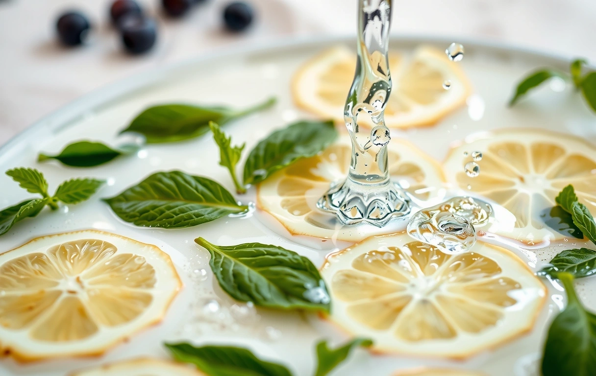 Infusões naturais refrescantes