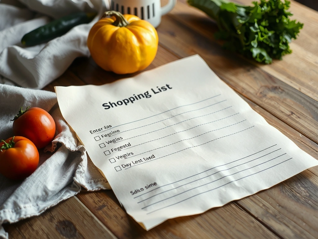 Lista de compras saudável