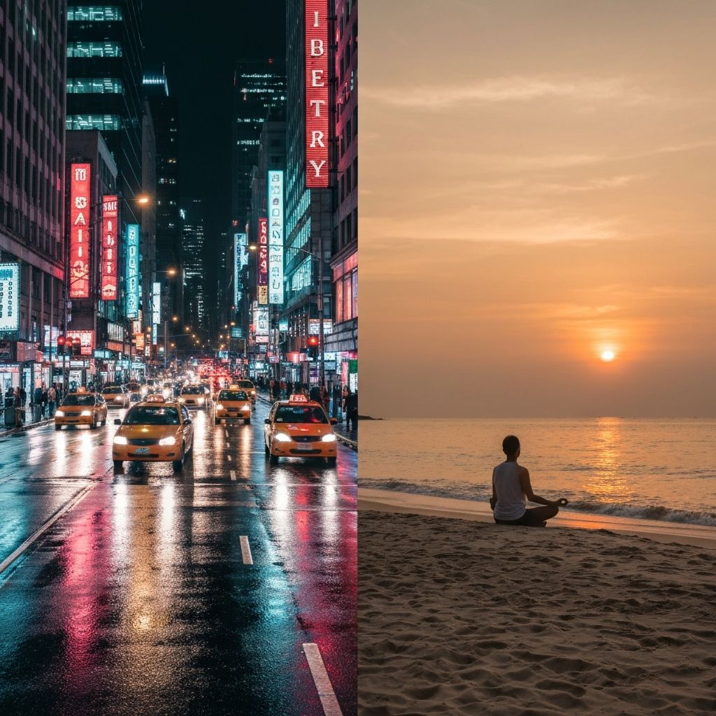 Diferentes ritmos do dia